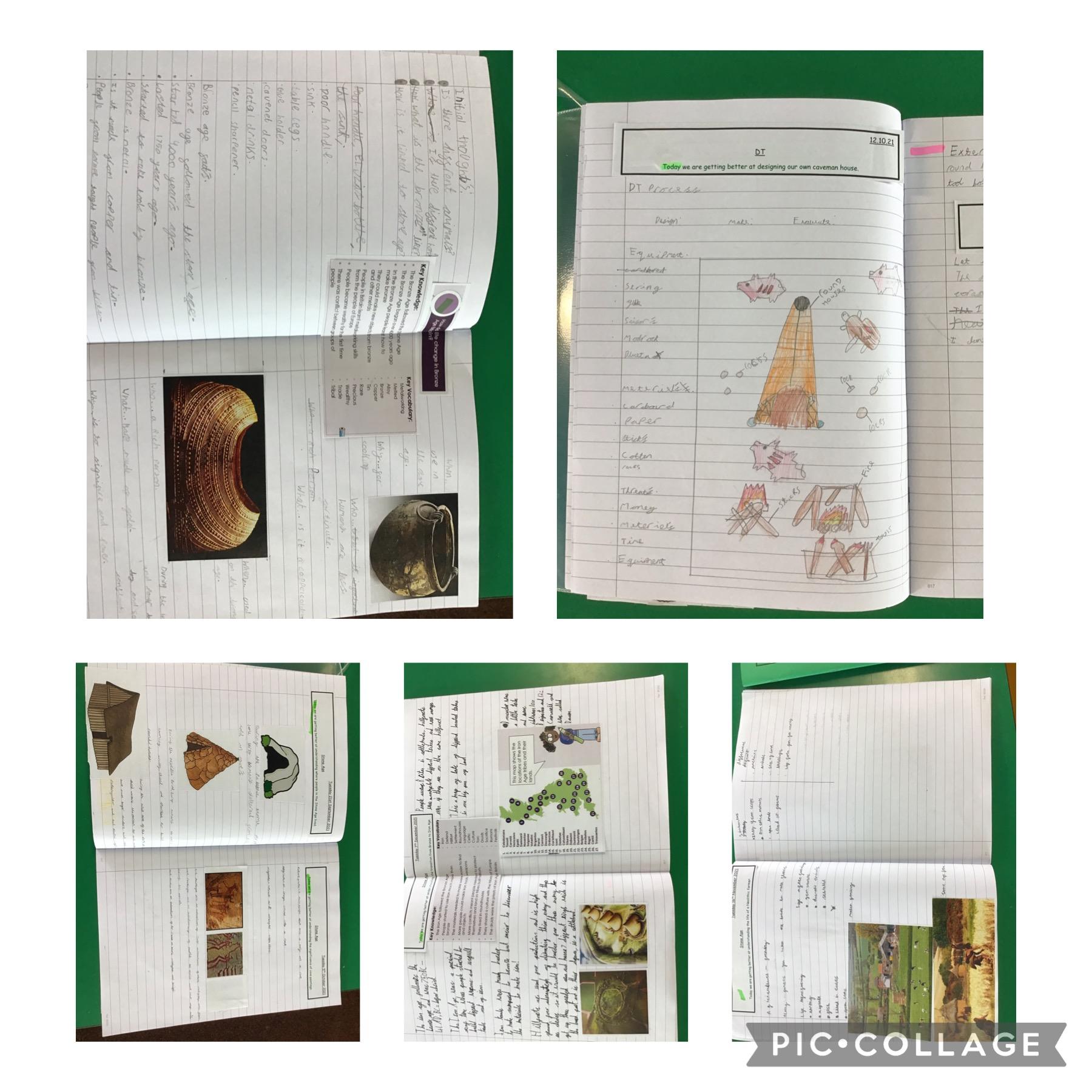 Y3 Exploring the Stone Age periods and the changes throughout time.