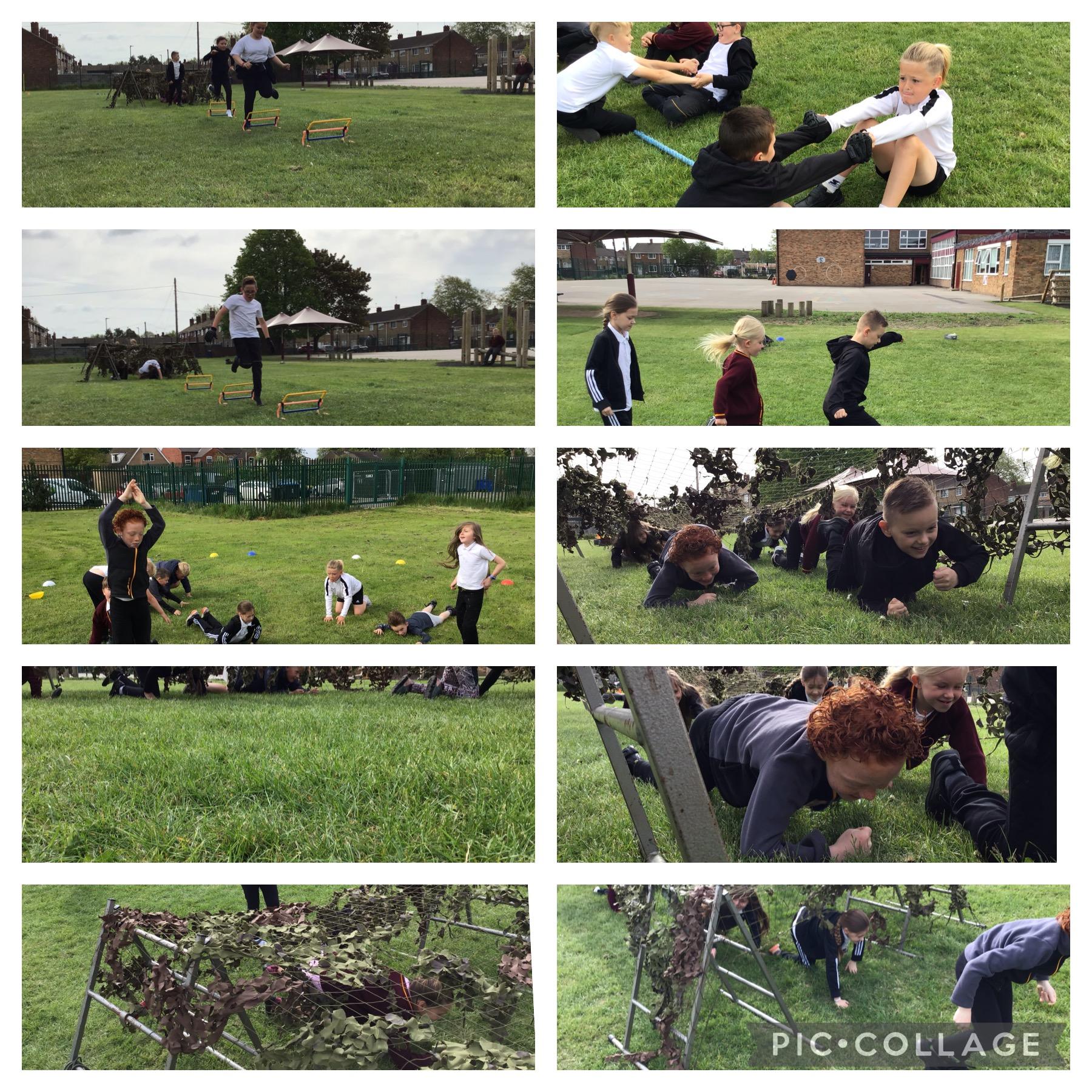 Y3 working on resilience, team work and speed during their latest session with Scott.  