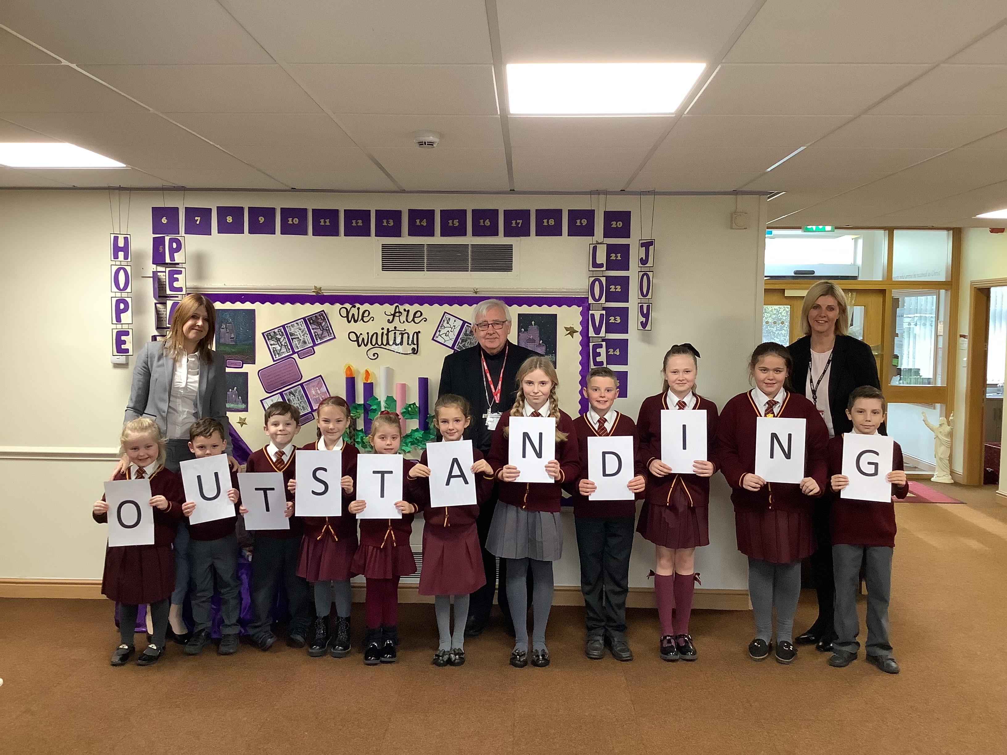 Bishop Ralph came to say well done