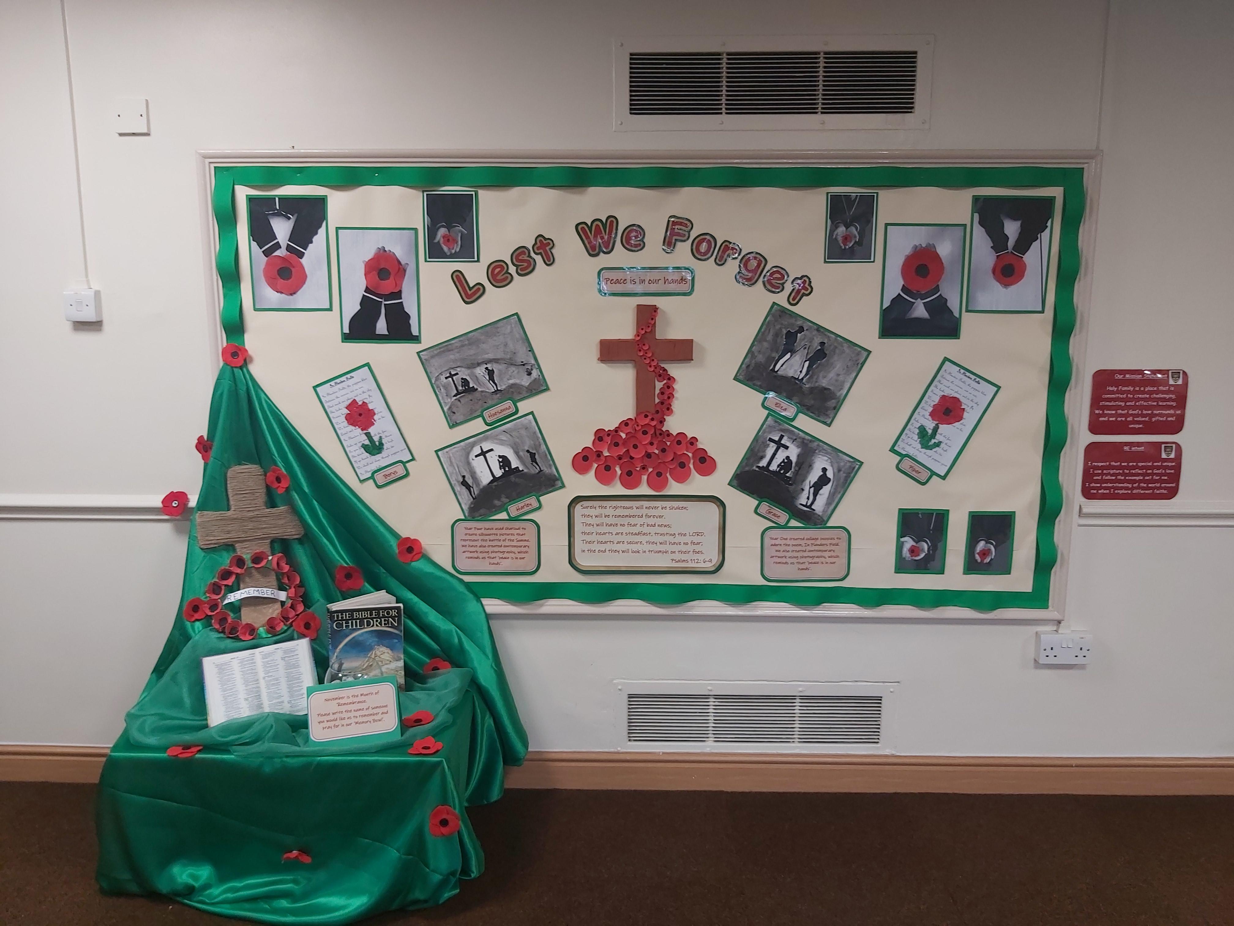 Our Remembrance Display