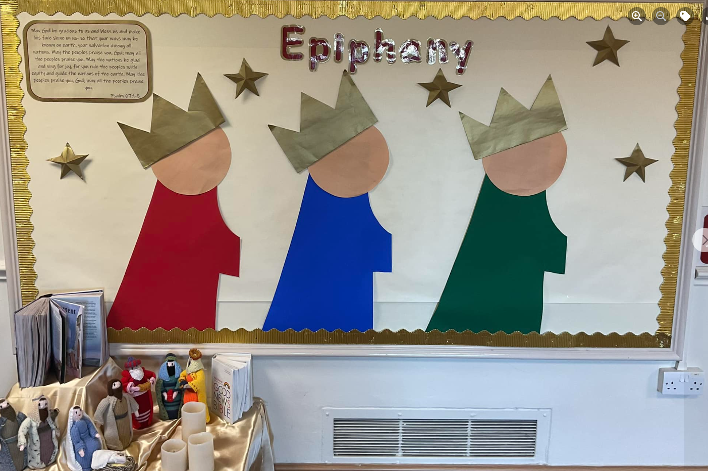 Our Epiphany Entrance Display