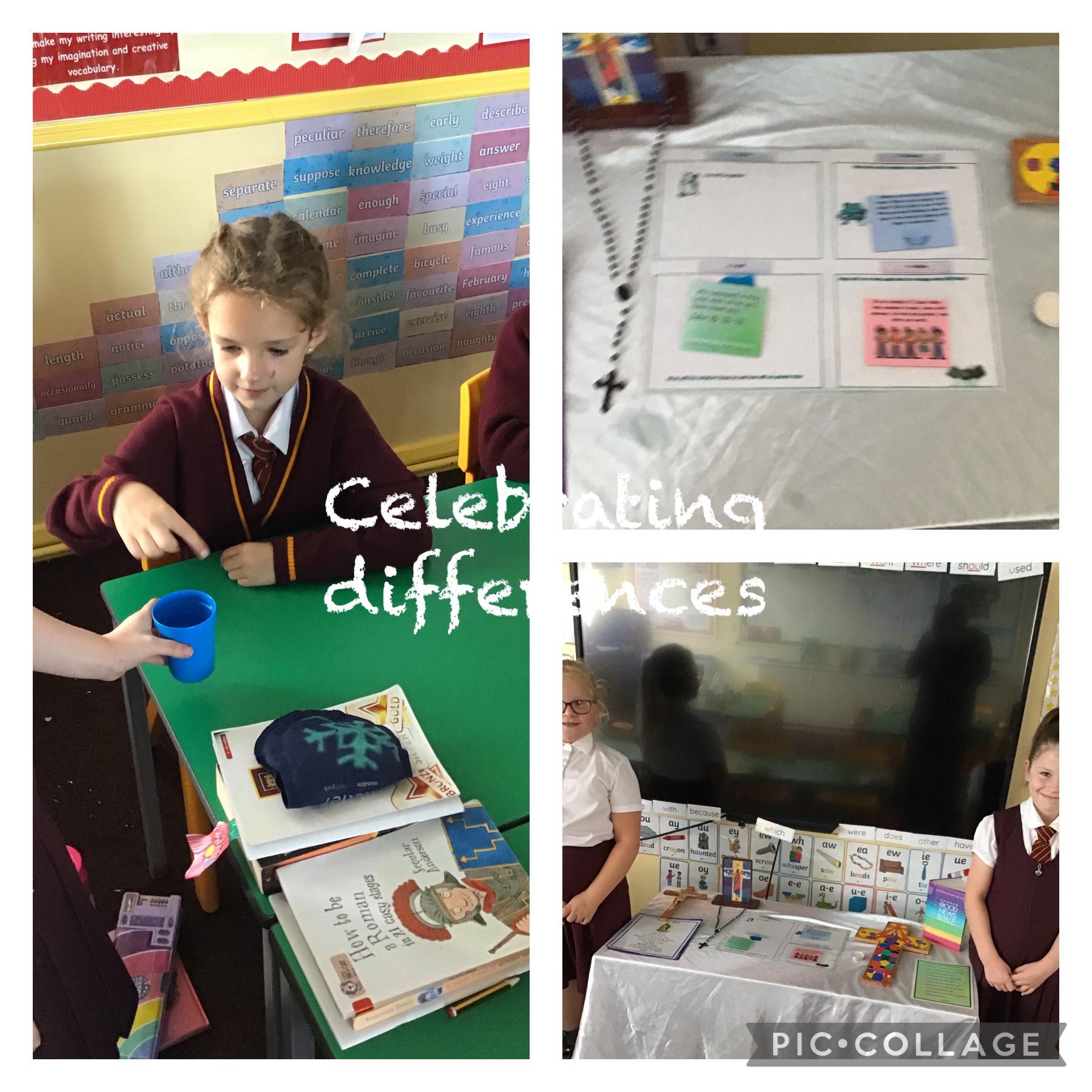 Y3 Prayer Liturgy based around celebrating differences.