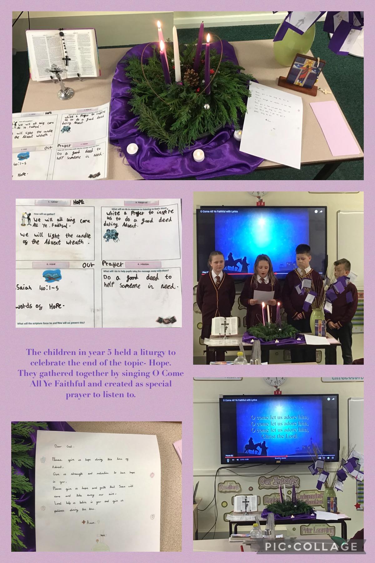 Our end of topic Liturgy